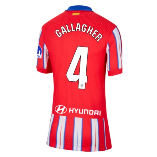 Fotballdrakt Dame Atletico Madrid Conor Gallagher #4 Hjemmedrakt 2024-25 Kortermet